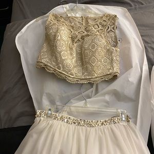 Two peice girls ball gown